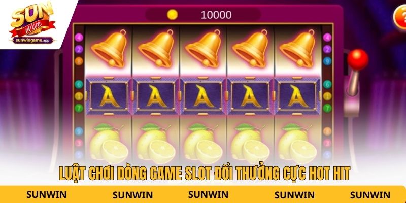 Luật chơi dòng game slot đổi thưởng cực hot hit